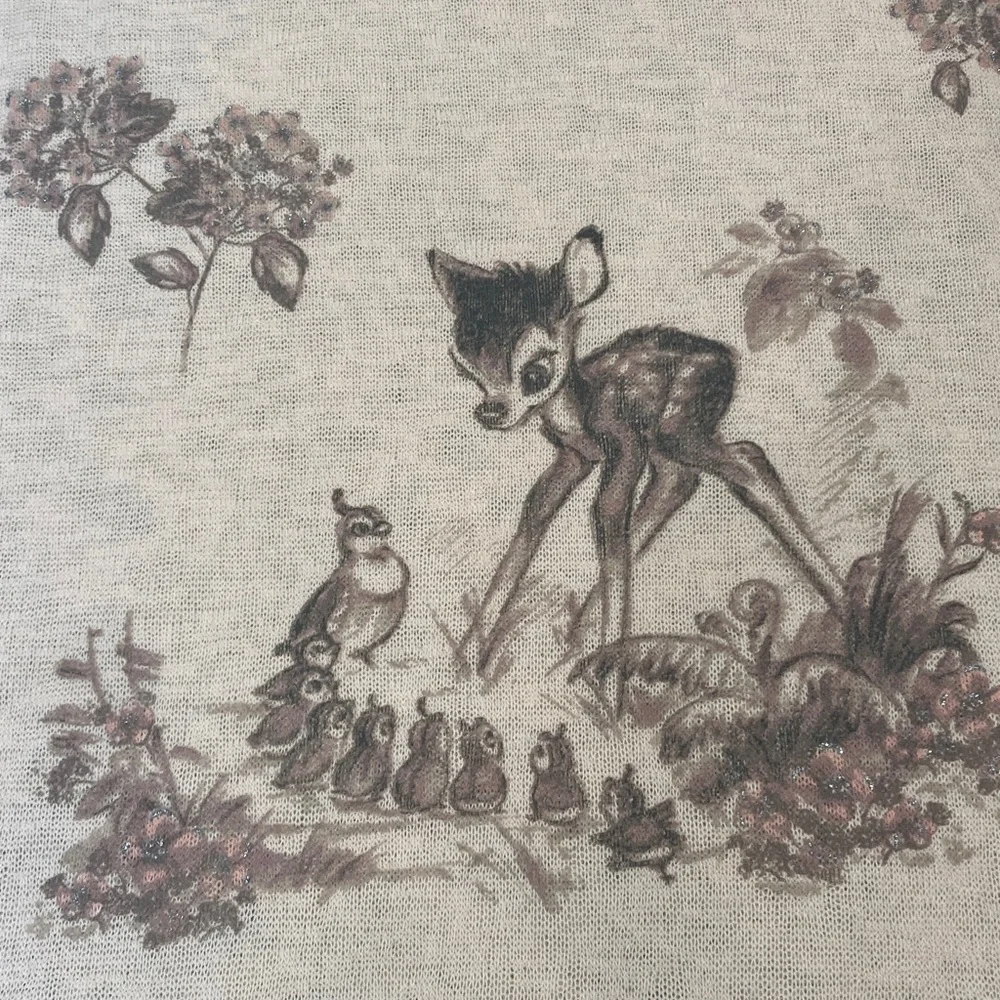 LC Lauren Conrad Disney Bambi Sweater L